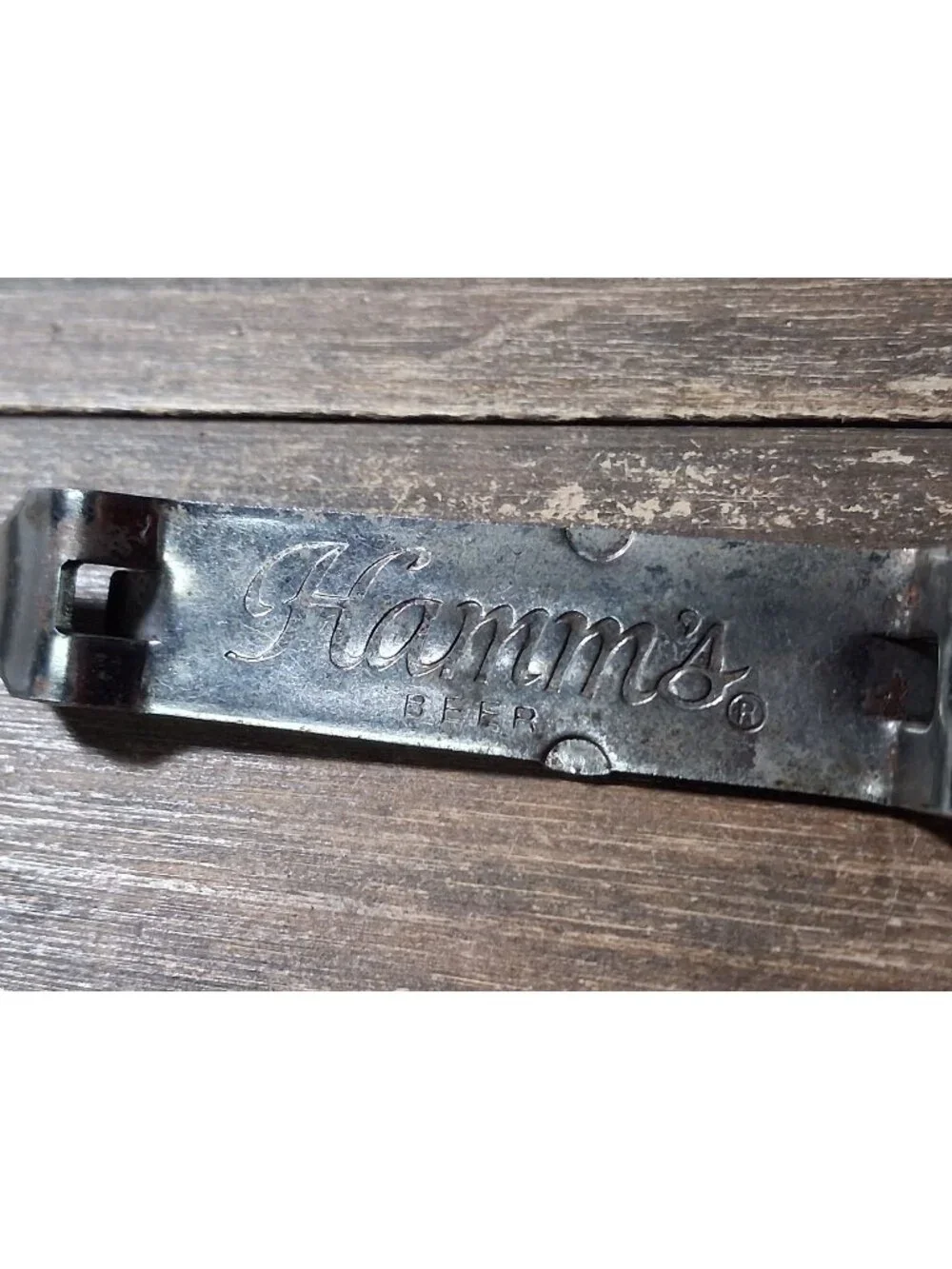 Vintage Hamm's Beer Bottle Opener Sky Blue Water Church Key